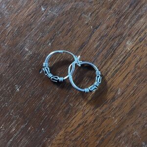 Mini hoop earrings